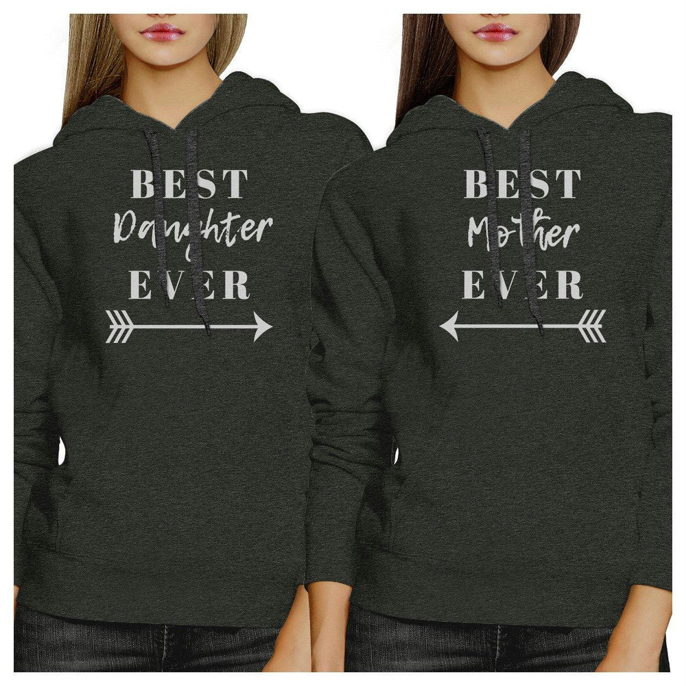 Best Daughter Mother Ever Dark Gray Cute Hoodie Funny Mothers Gifts