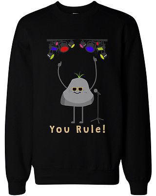 Funny Matching BFF Sweatshirts for Best Friends You Rock and Rule!