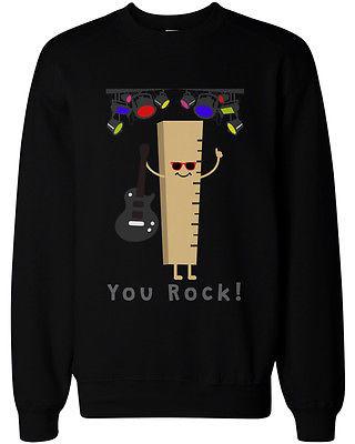 Funny Matching BFF Sweatshirts for Best Friends You Rock and Rule!