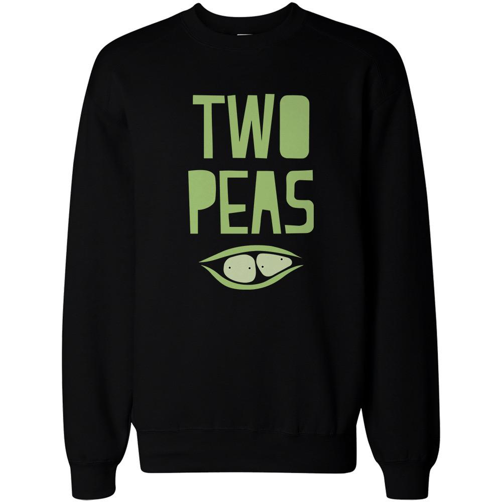 Two Peas in a Pod Funny BFF Matching SweatShirts Gift for Best Friend