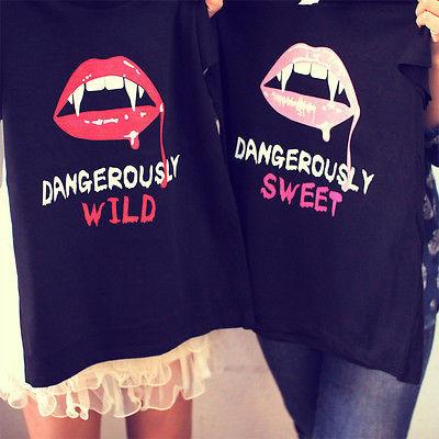 Best Friend Dangerously Sweet and Wild Best Friends Matching BFF Shirt