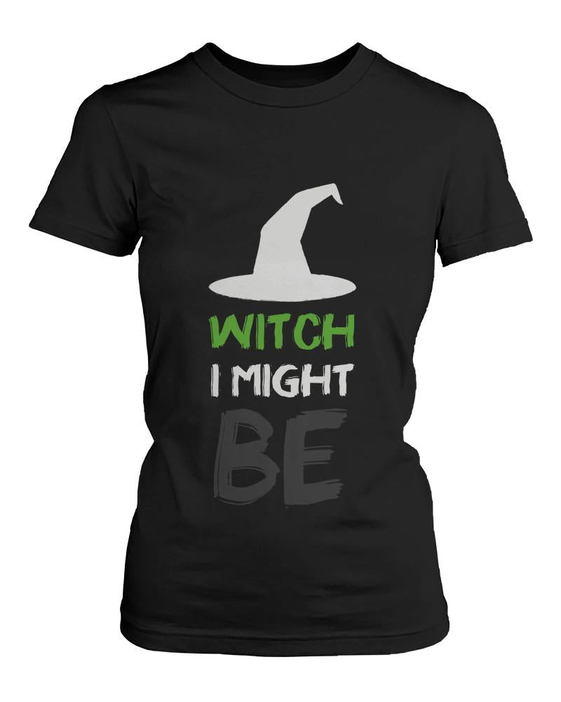 Witch Bitch Funny Graphic Design Printed BFF Matching Shirts