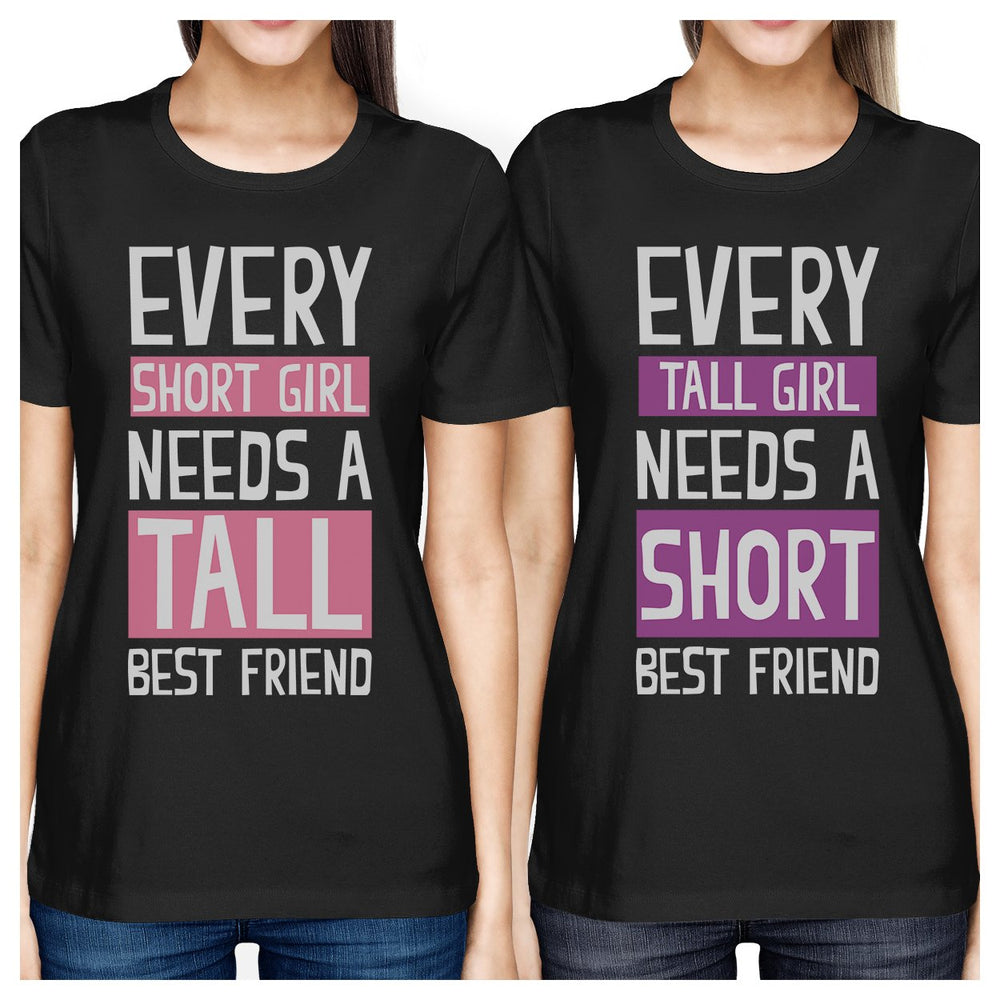 Best Friend Shirts - Short and Tall Best Friends BFF Matching T-shirts