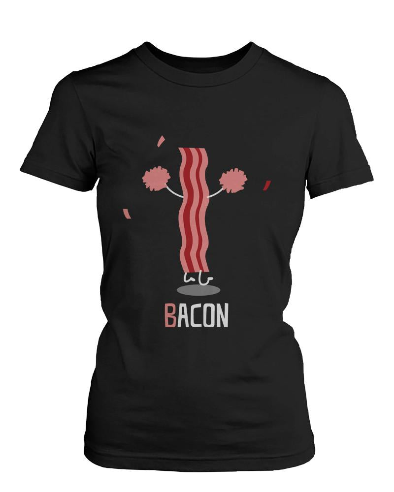 Cheerleading BLT Bacon, Lettuce and Tomato Trio Friends T-shirts - BFF Shirts