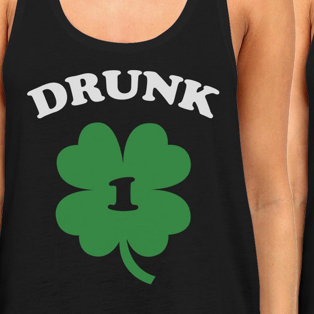 Drunk1 Drunk2 Funny Best Friend Matching Tanks For St Patricks Day