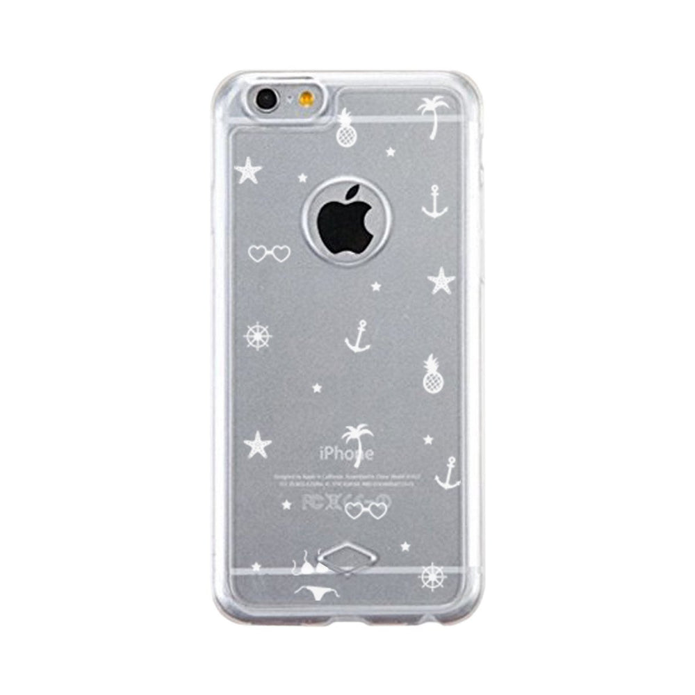 Summer Pattern Clear Phone Case