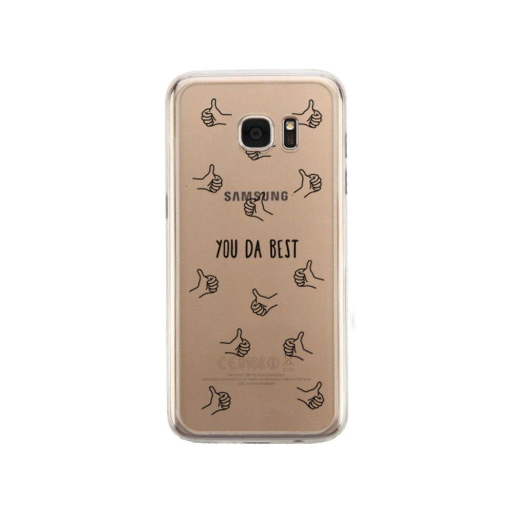 You Da Best Thumbs Up Phone Case Cute Clear Phonecase