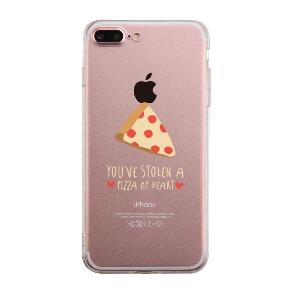 Pizza My Heart Funny Phone Case Cute Clear Phonecase