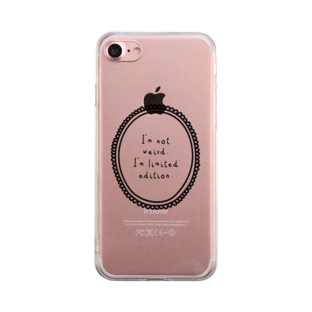 Limited Edition Phone Case Cute Clear Phonecase