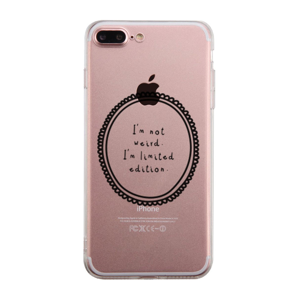 Limited Edition Phone Case Cute Clear Phonecase