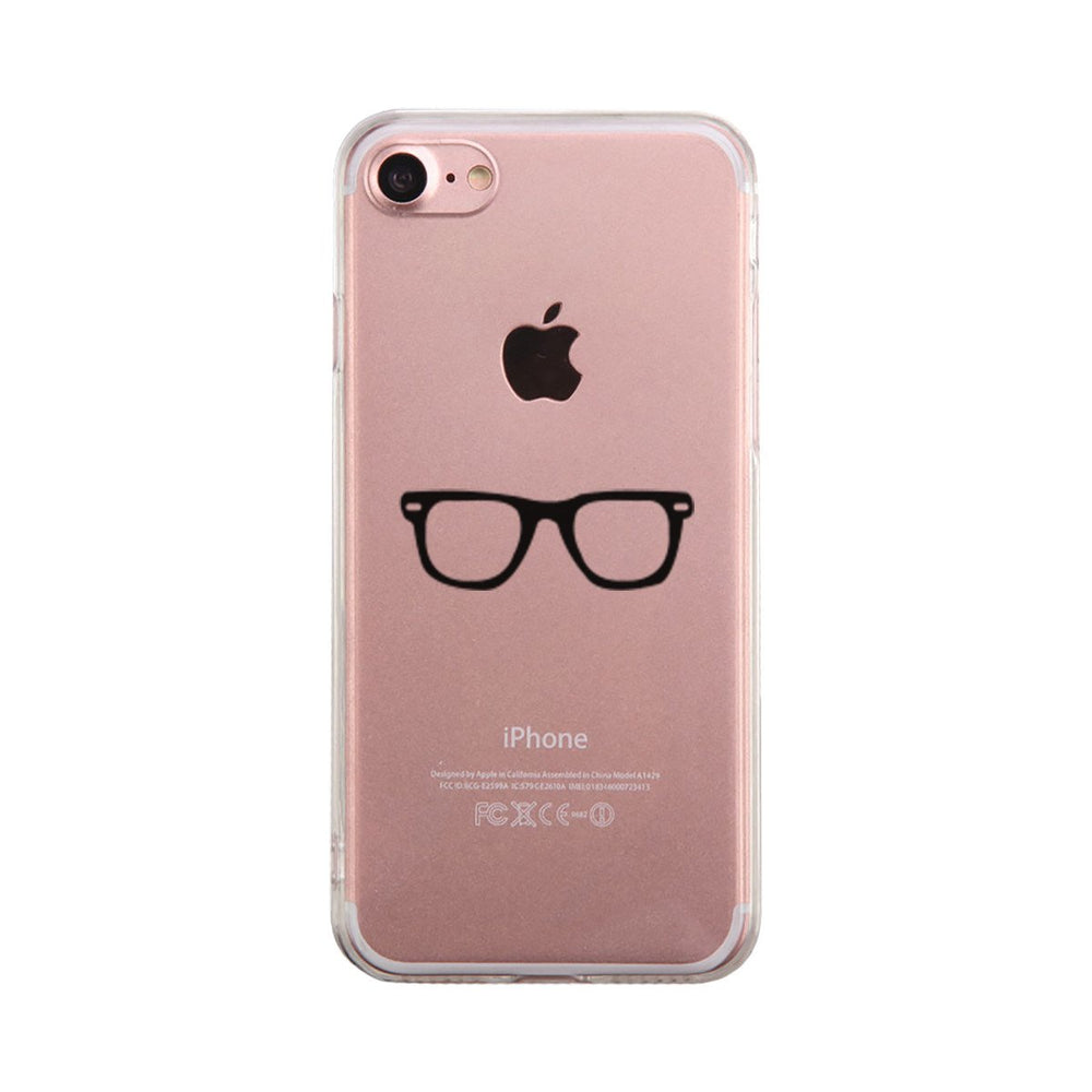 Nerdy Eyeglasses Phone Case Cute Clear Phonecase