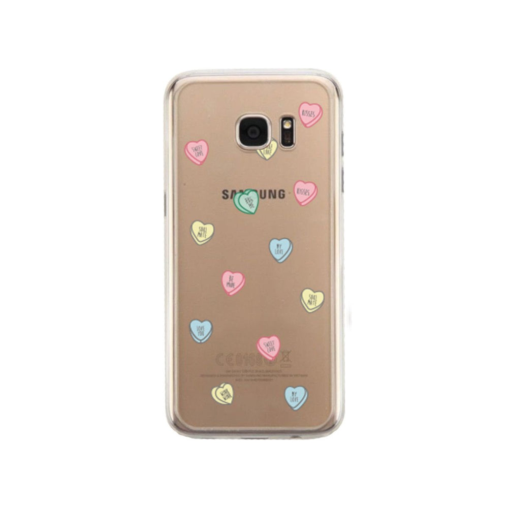 Sweethearts Candies Phone Case Cute Clear Phonecase