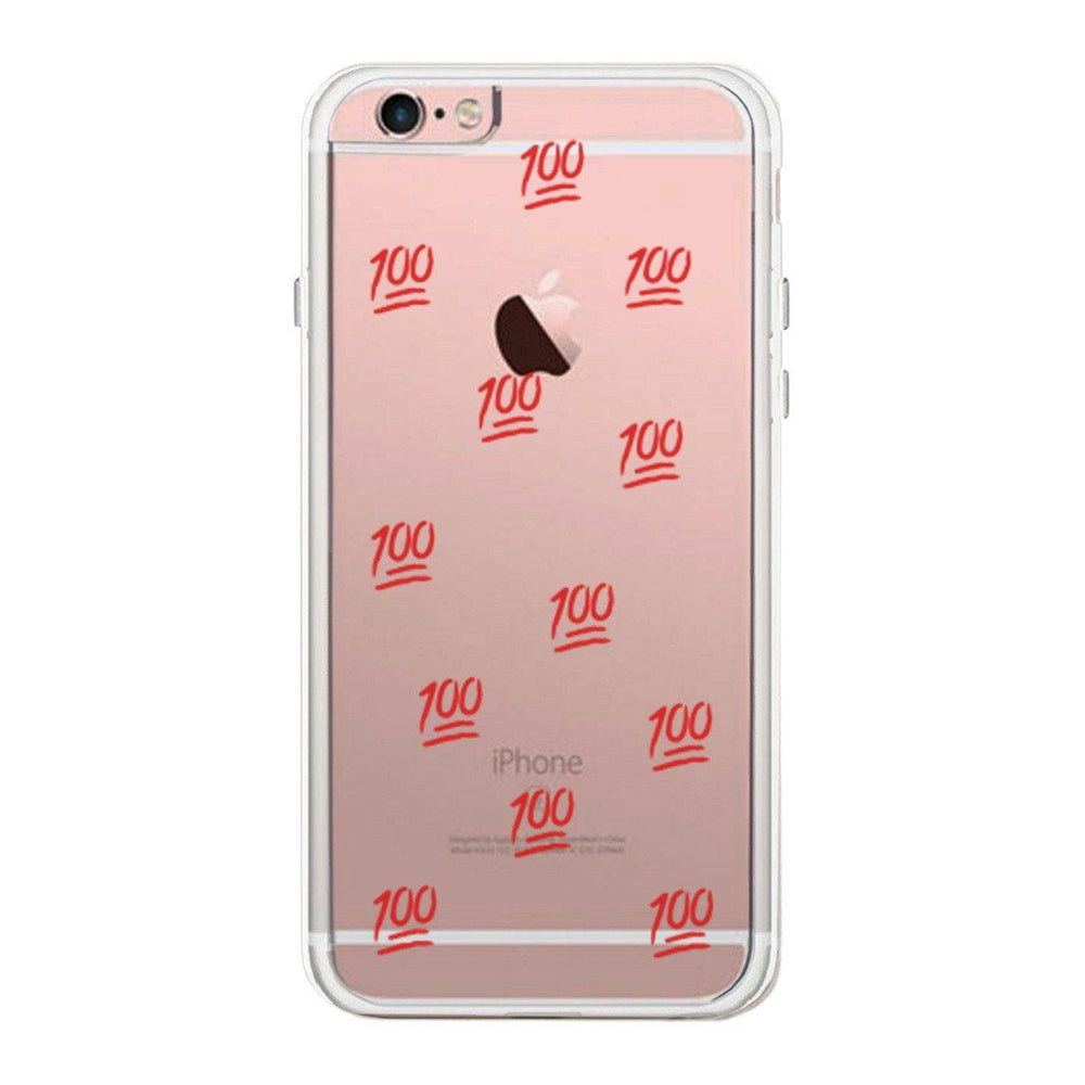 100 Points Phone Case Cute Clear Phonecase For Students