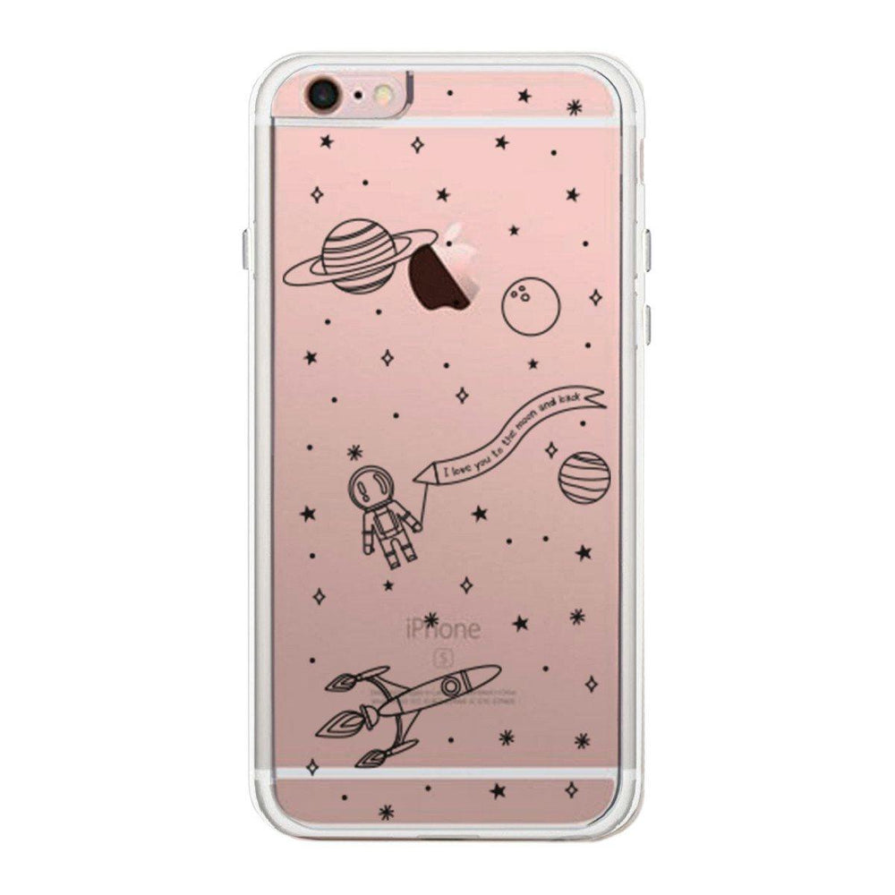 Love You To The Moon And Back Case Cute Clear Cover