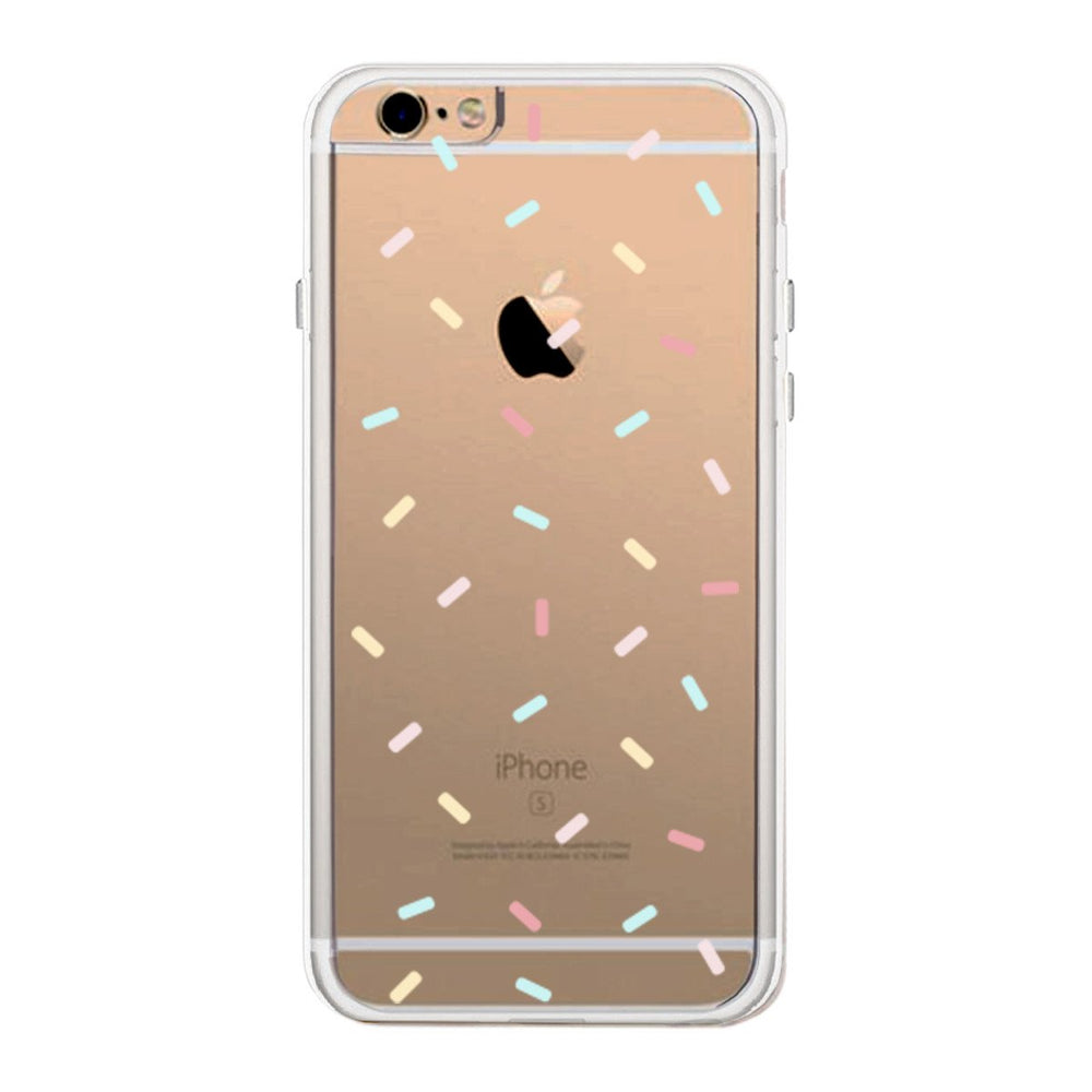 Sprinkles Pattern Phone Case Cute Clear Phonecase