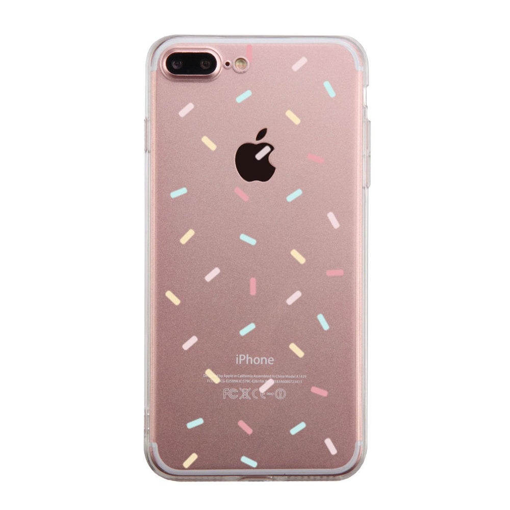 Sprinkles Pattern Phone Case Cute Clear Phonecase