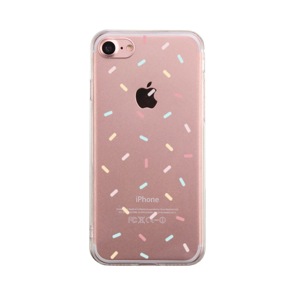 Sprinkles Pattern Phone Case Cute Clear Phonecase