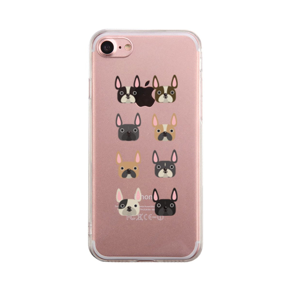 French Bulldogs Phone Case Cute Clear Phonecase