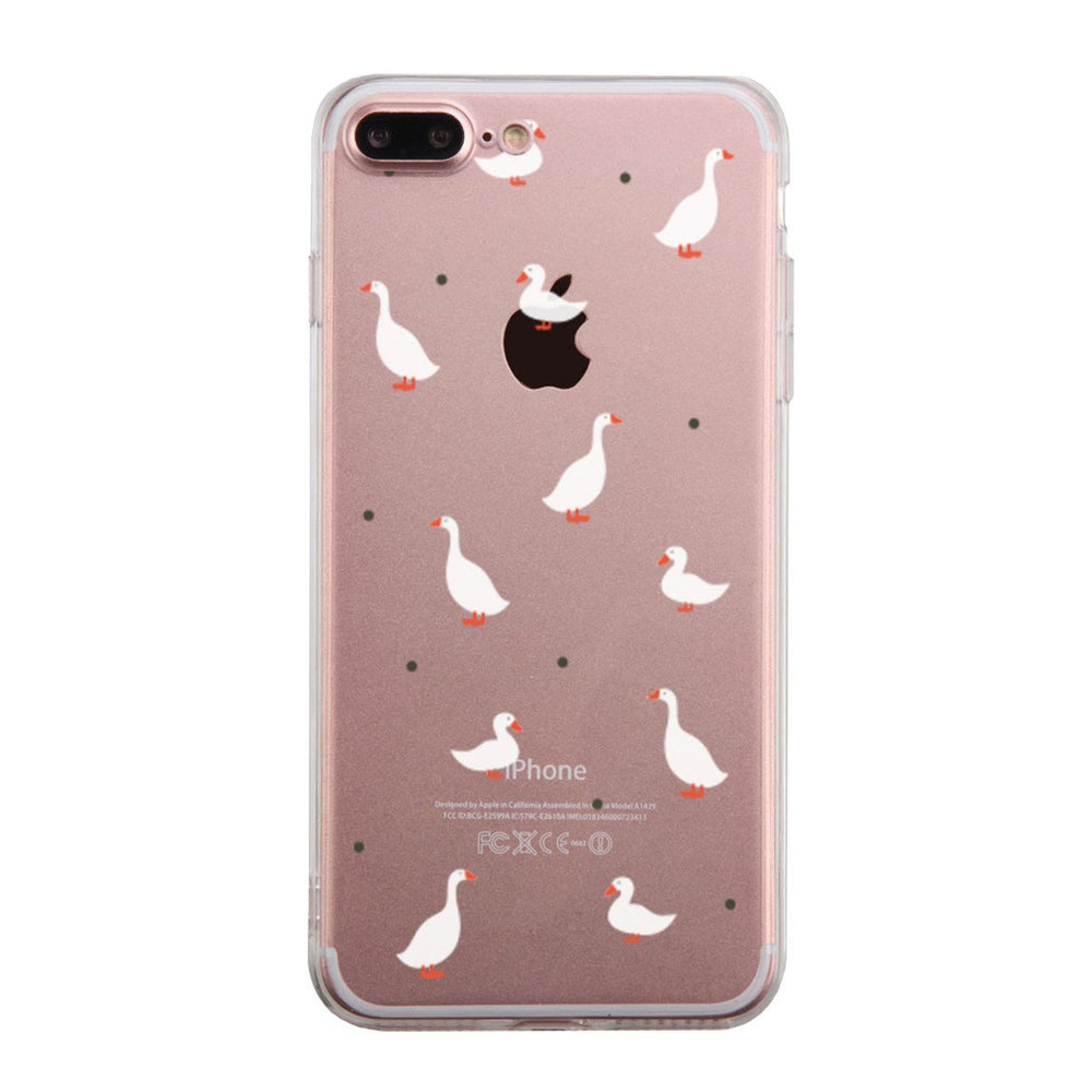 Gooses Pattern Phone Case Cute Clear Phonecase