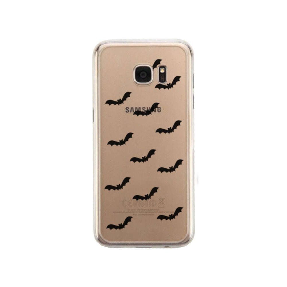 Bat Pattern Halloween Phone Case Cute Clear Phonecase