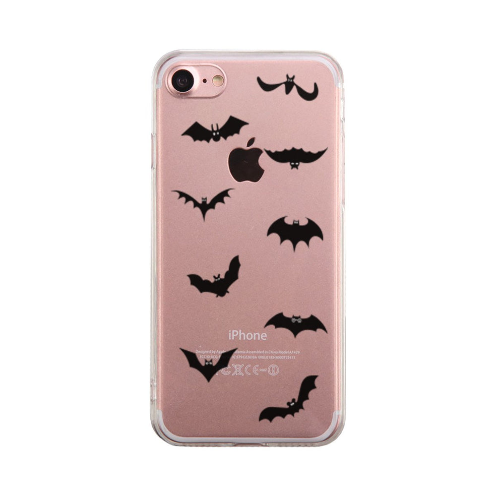 Bat Character Halloween Phone Case Cute Clear Phonecase