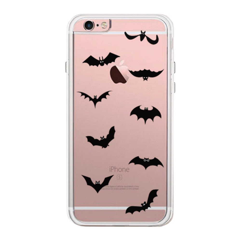 Bat Character Halloween Phone Case Cute Clear Phonecase