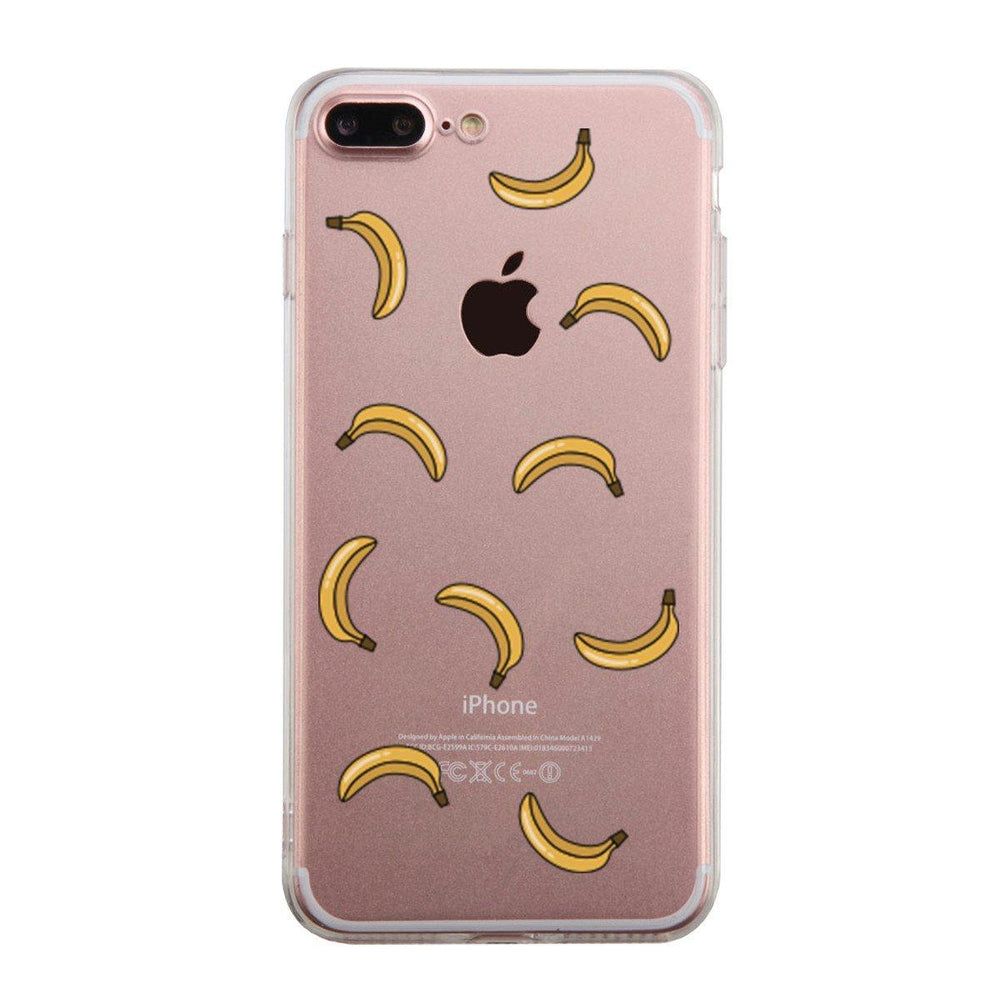 Banana Pattern Phone Case Cute Clear Phonecase