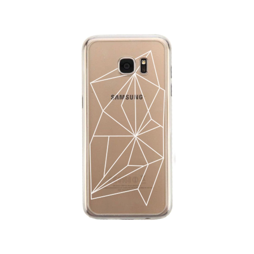 Geometric Pattern Phone Case Cute Clear Phonecase