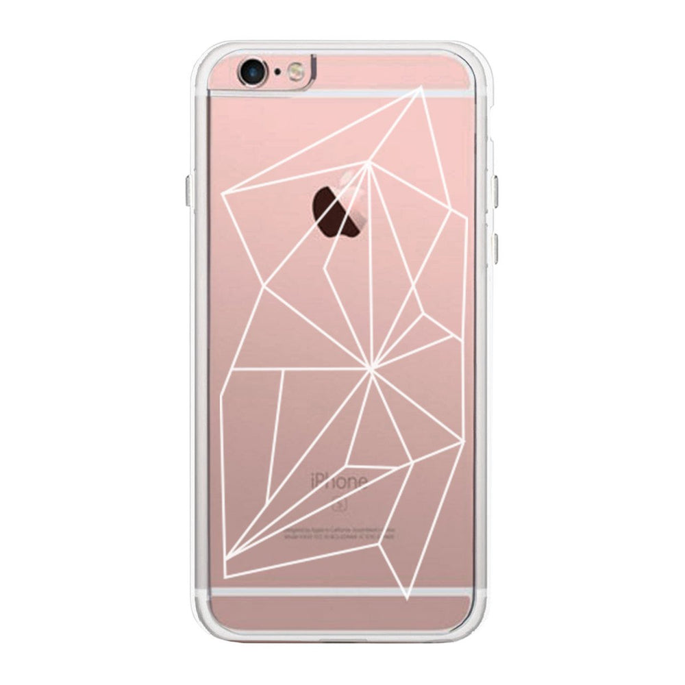 Geometric Pattern Phone Case Cute Clear Phonecase