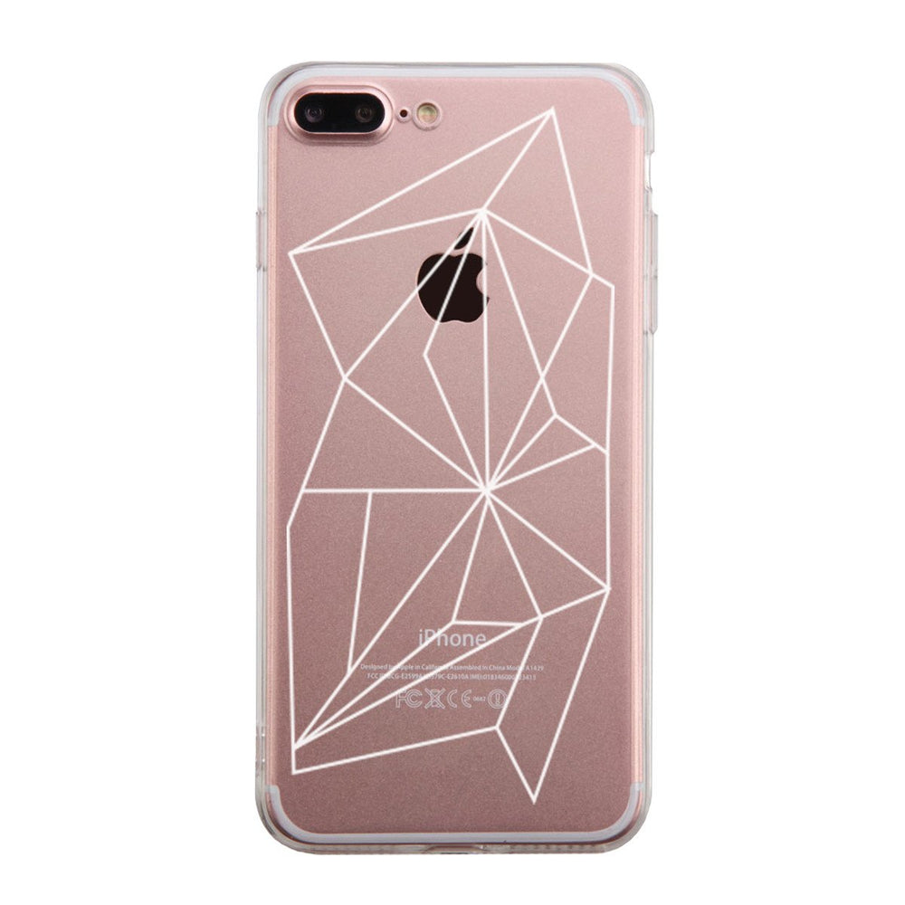 Geometric Pattern Phone Case Cute Clear Phonecase