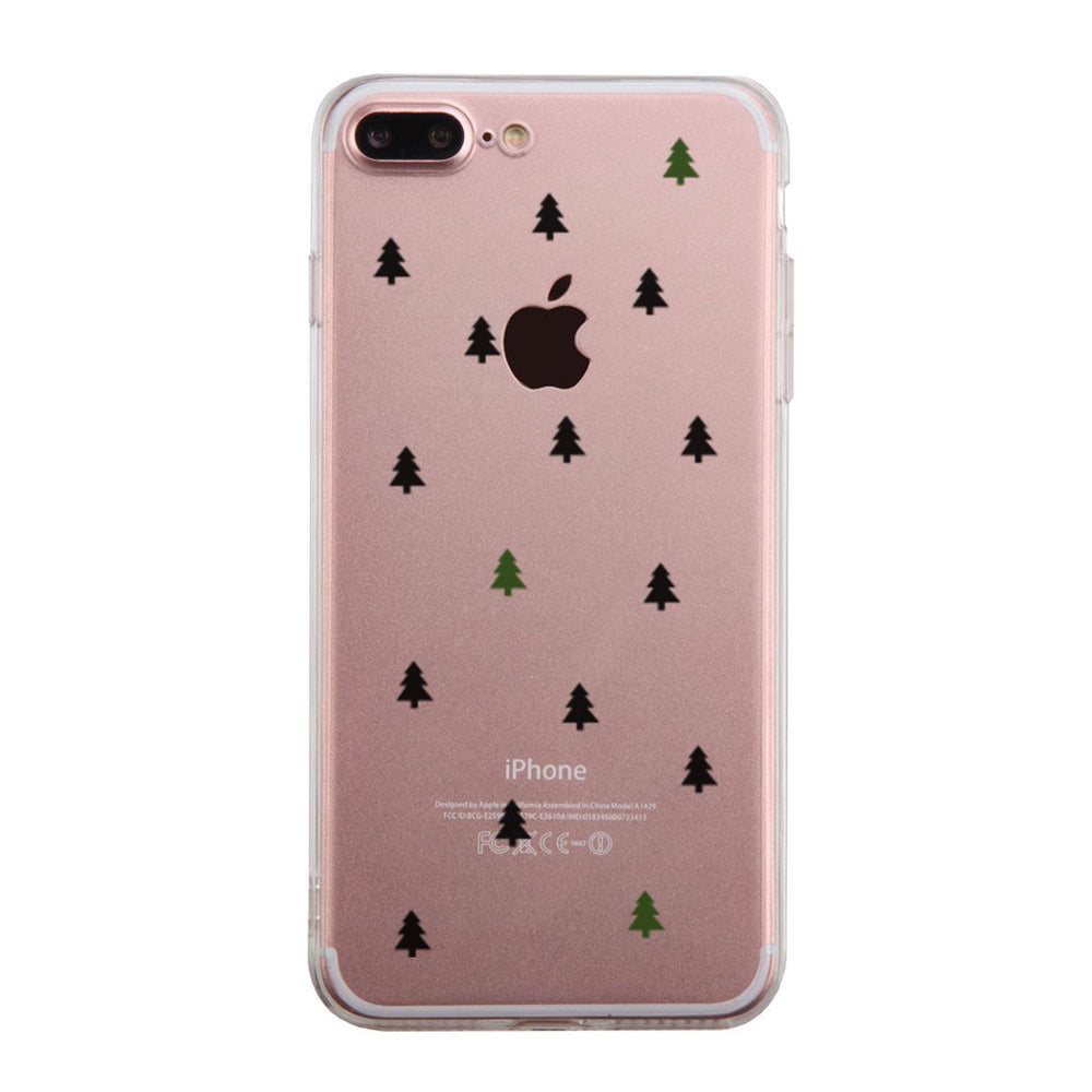 Christmas Tree Pattern Phone Case Cute Clear Phonecase