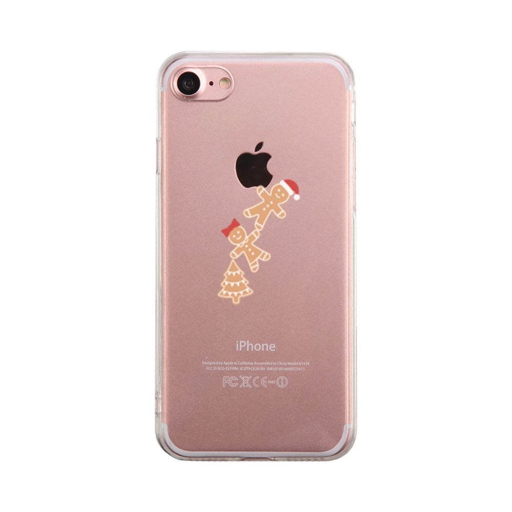 Ginger Cookies Hanging From Apple Cute Clear Phonecase