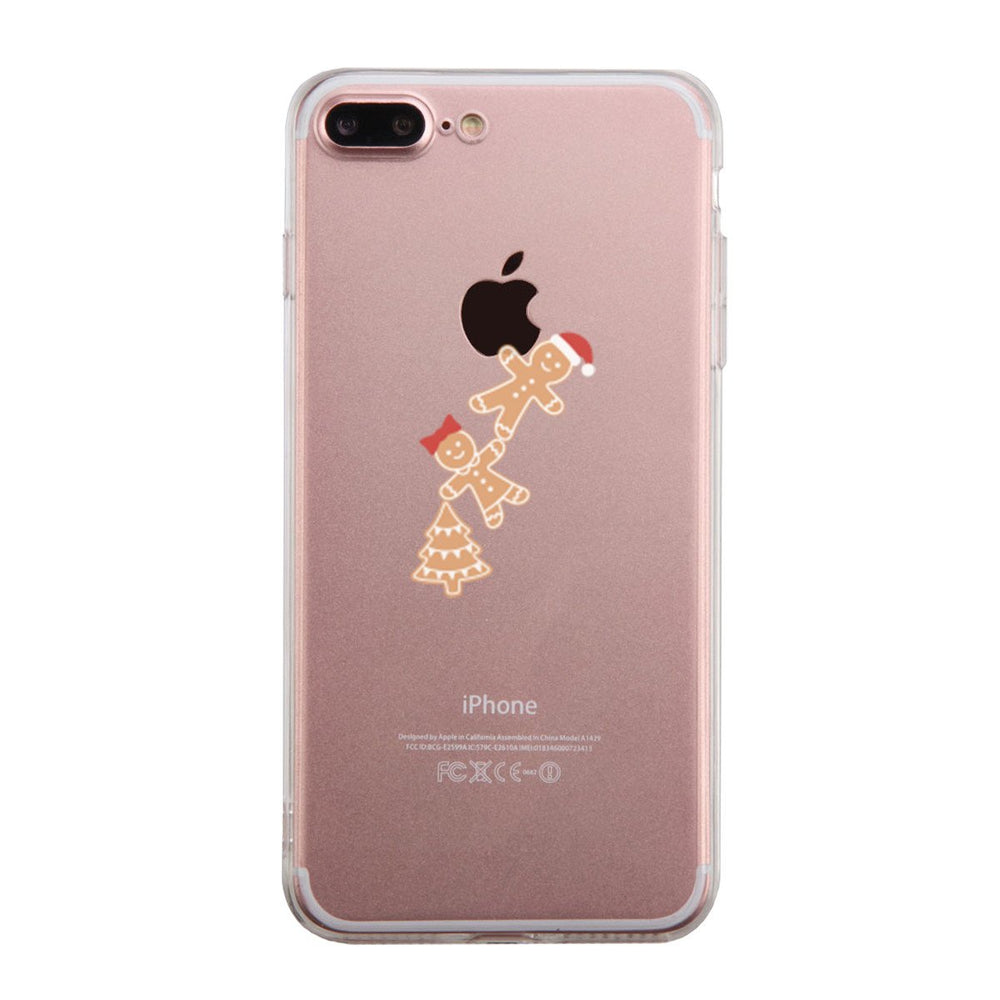 Ginger Cookies Hanging From Apple Cute Clear Phonecase