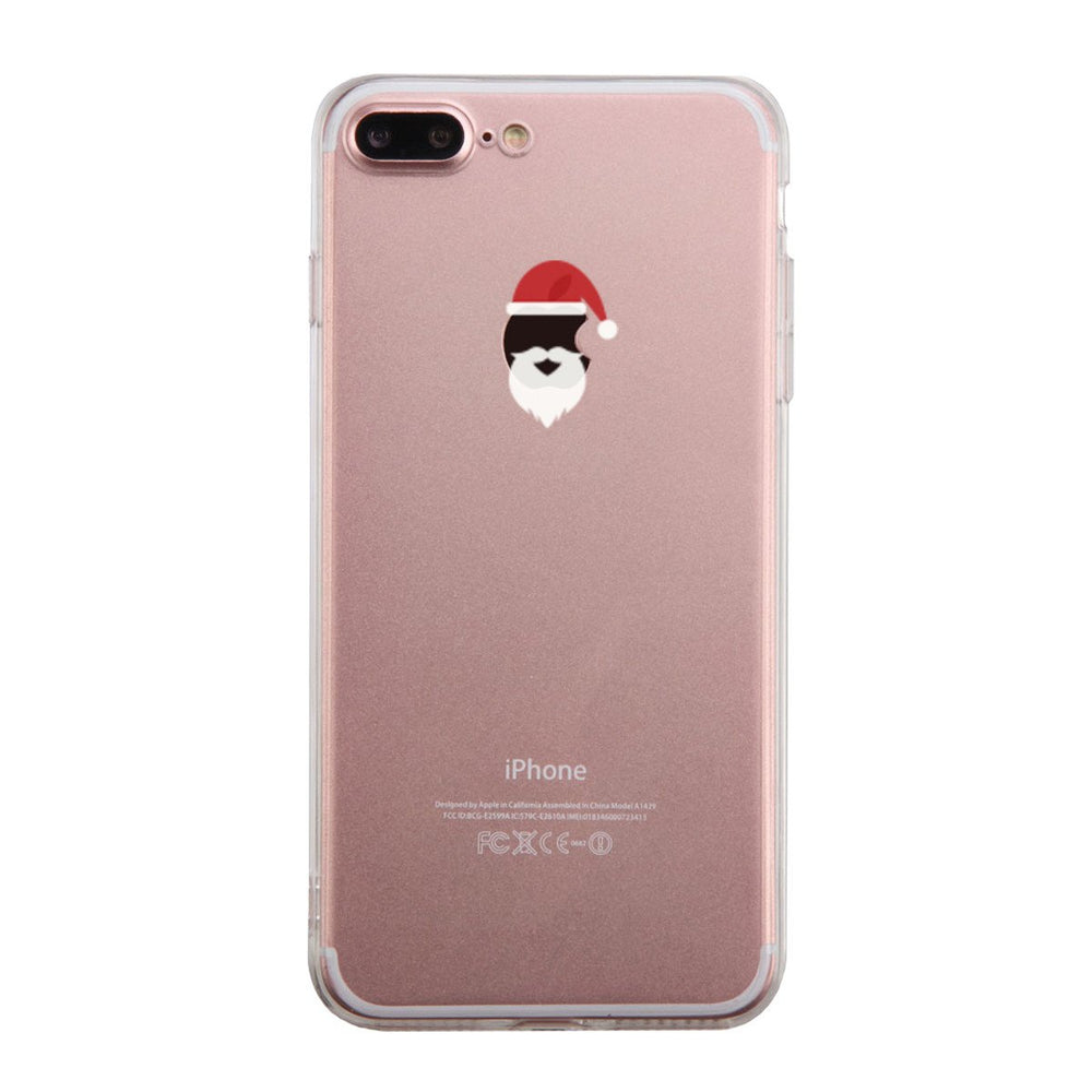 Santa On Apple Phone Case Cute Clear Phonecase