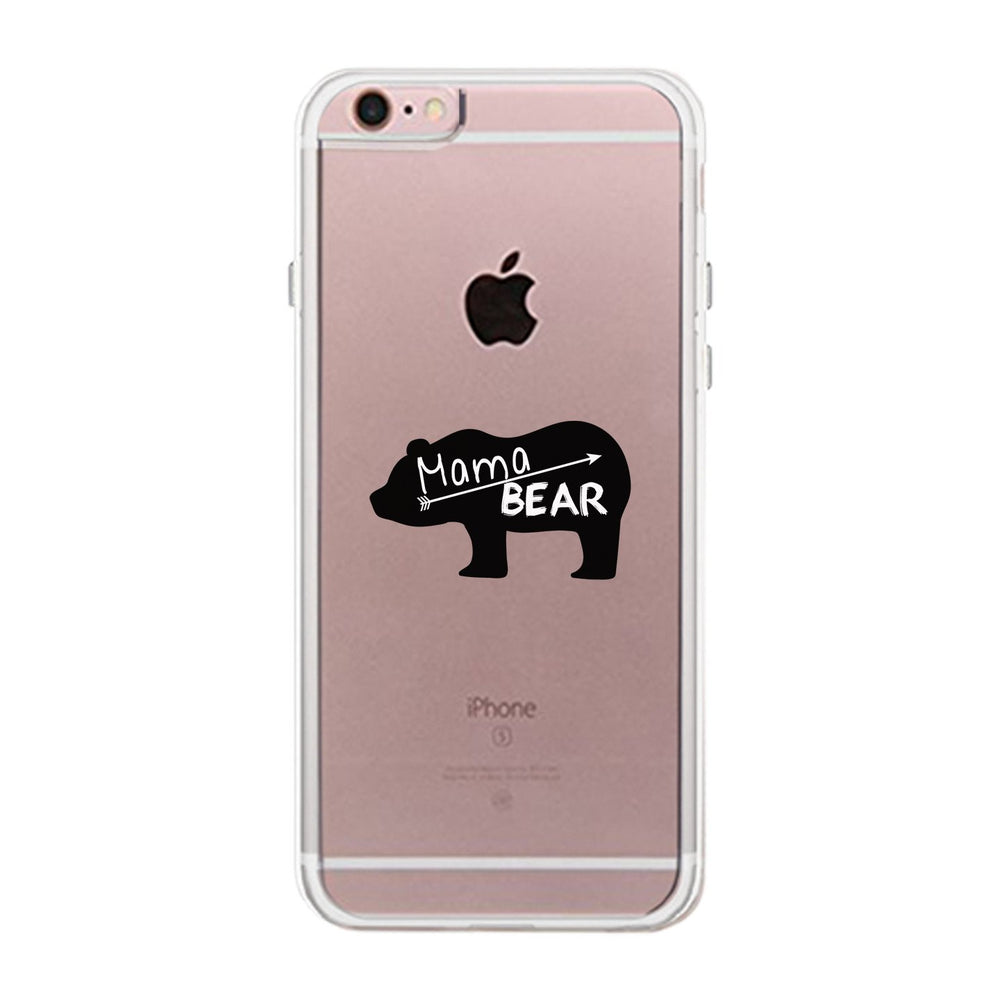 Mama Bear Clear Phone Case Unique Design Case For Baby Shower