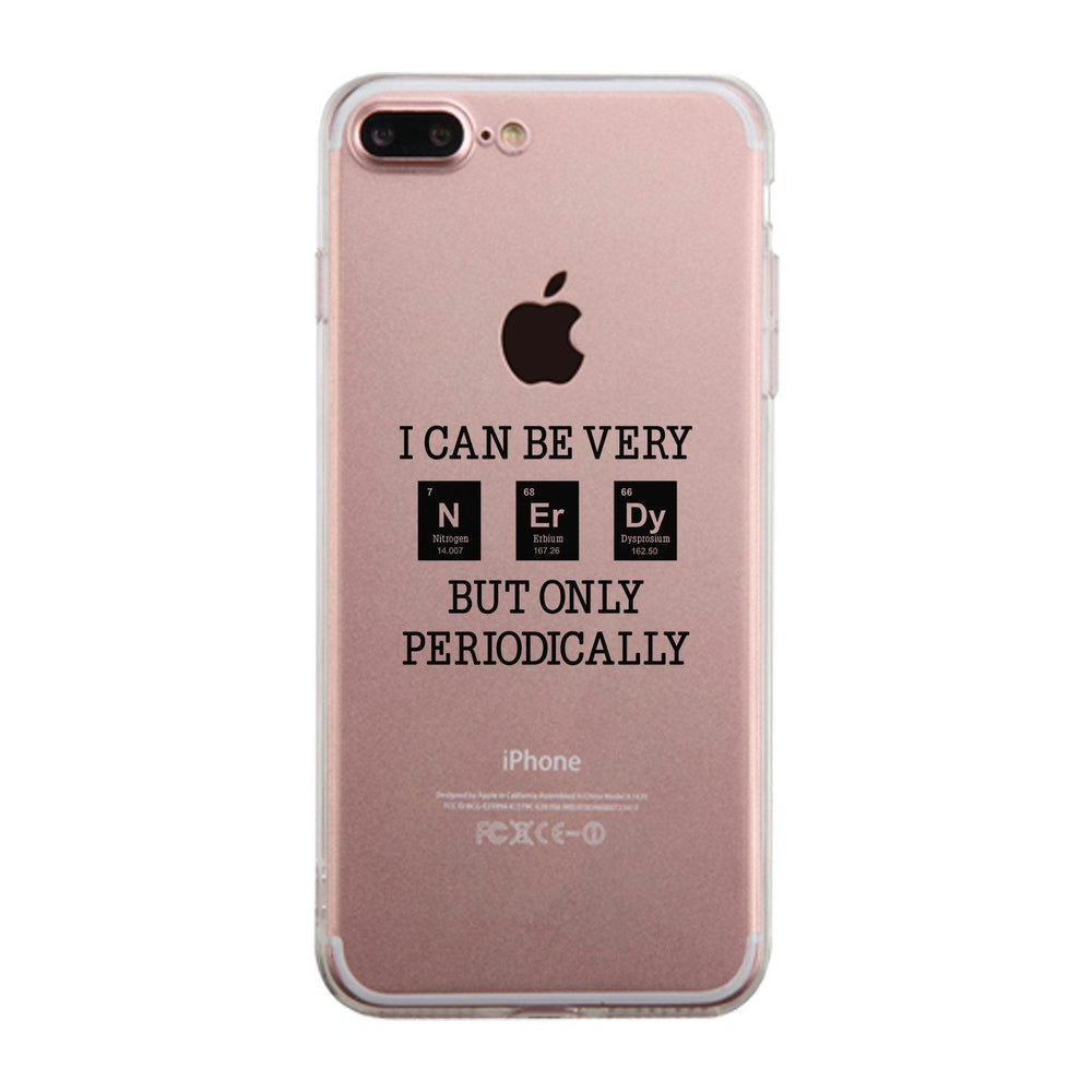 Nerdy Periodically Clear Phone Case