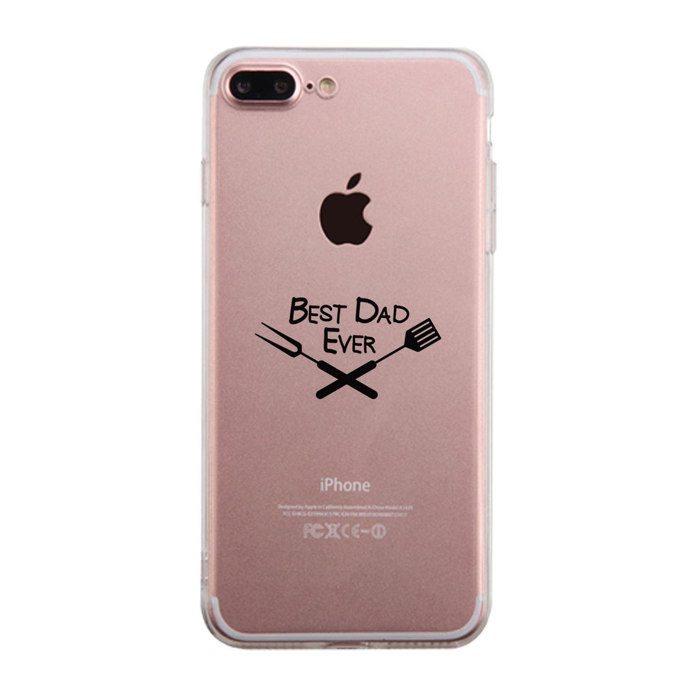 Best BBQ Dad Clear Phone Case