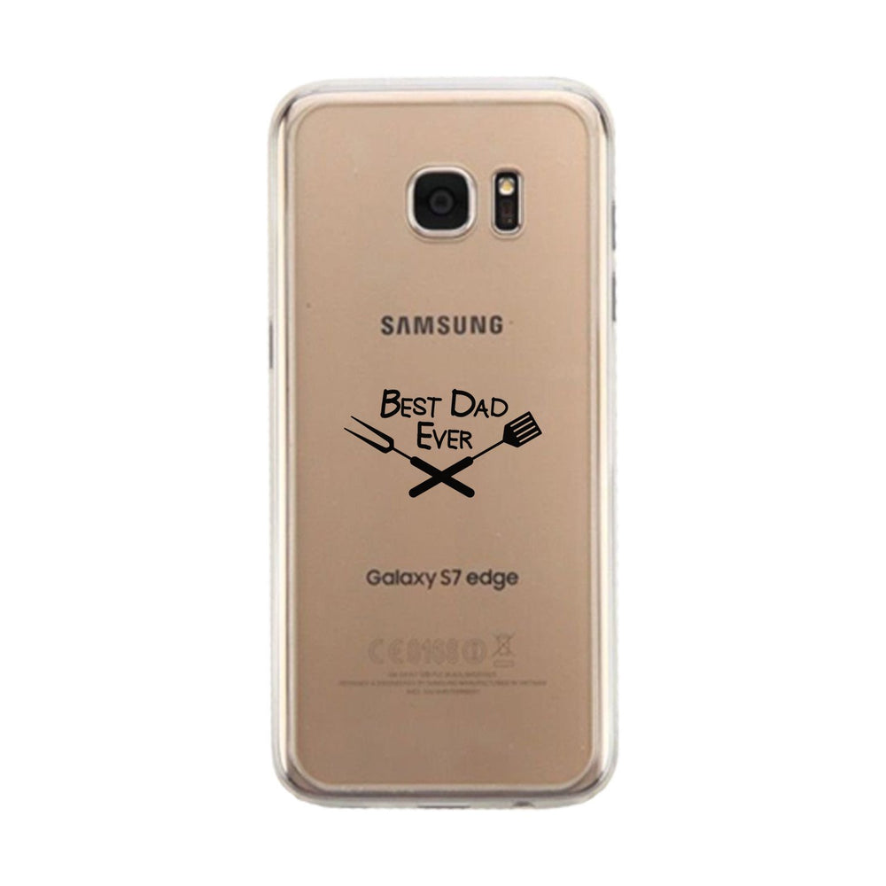 Best BBQ Dad Clear Phone Case