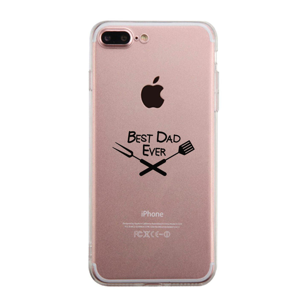 Best BBQ Dad Clear Phone Case