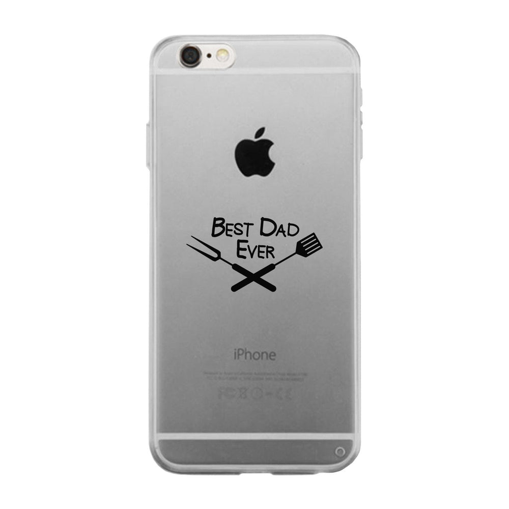 Best BBQ Dad Clear Phone Case