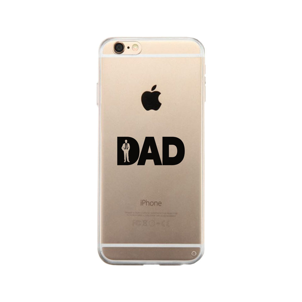 Dad Business Clear Phone Case