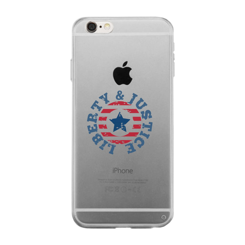 Liberty & Justice Clear Phone Case