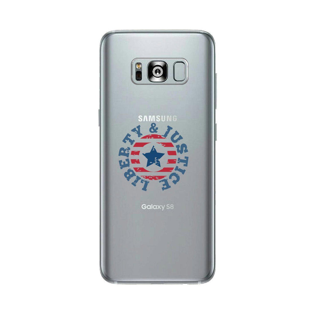 Liberty & Justice Clear Phone Case