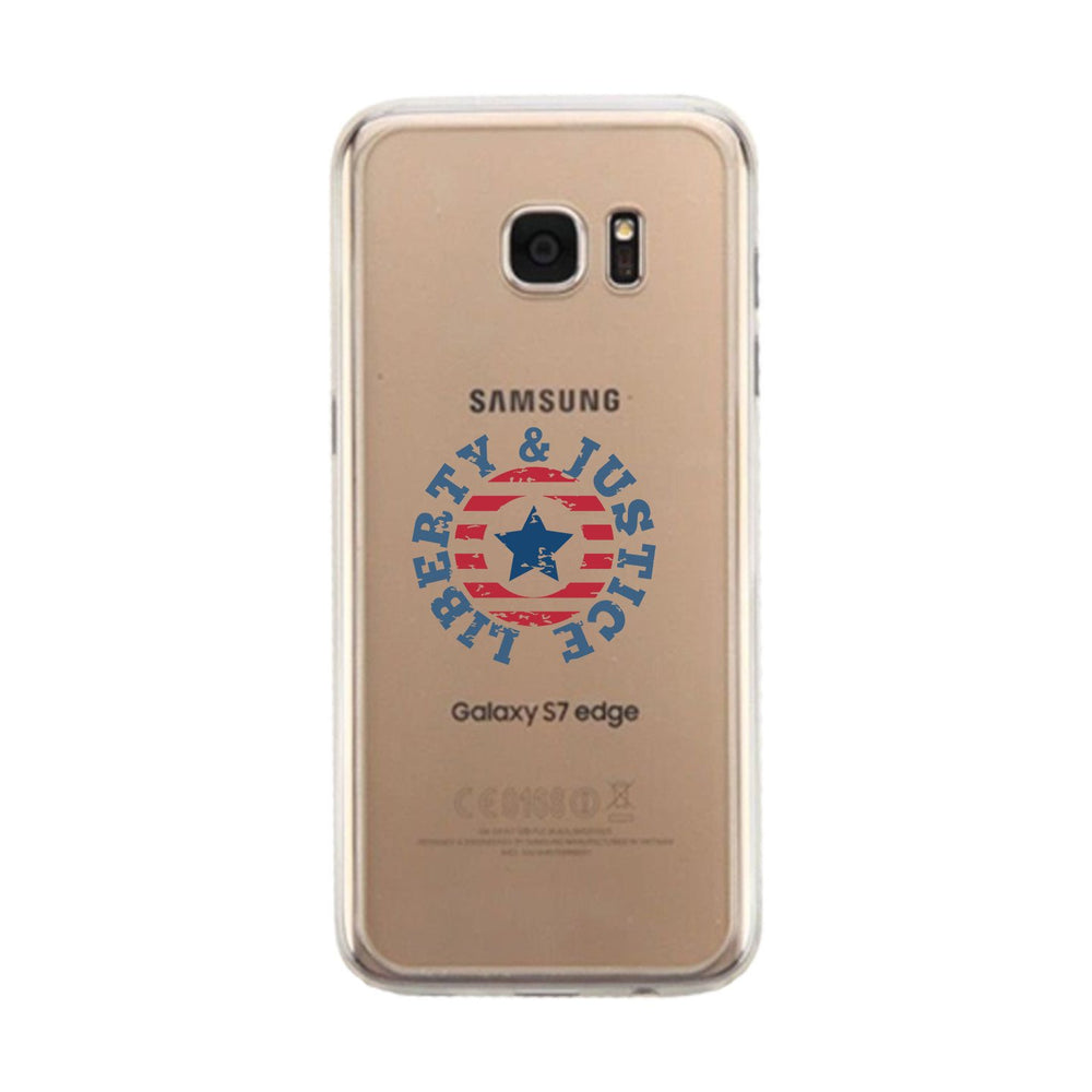 Liberty & Justice Clear Phone Case