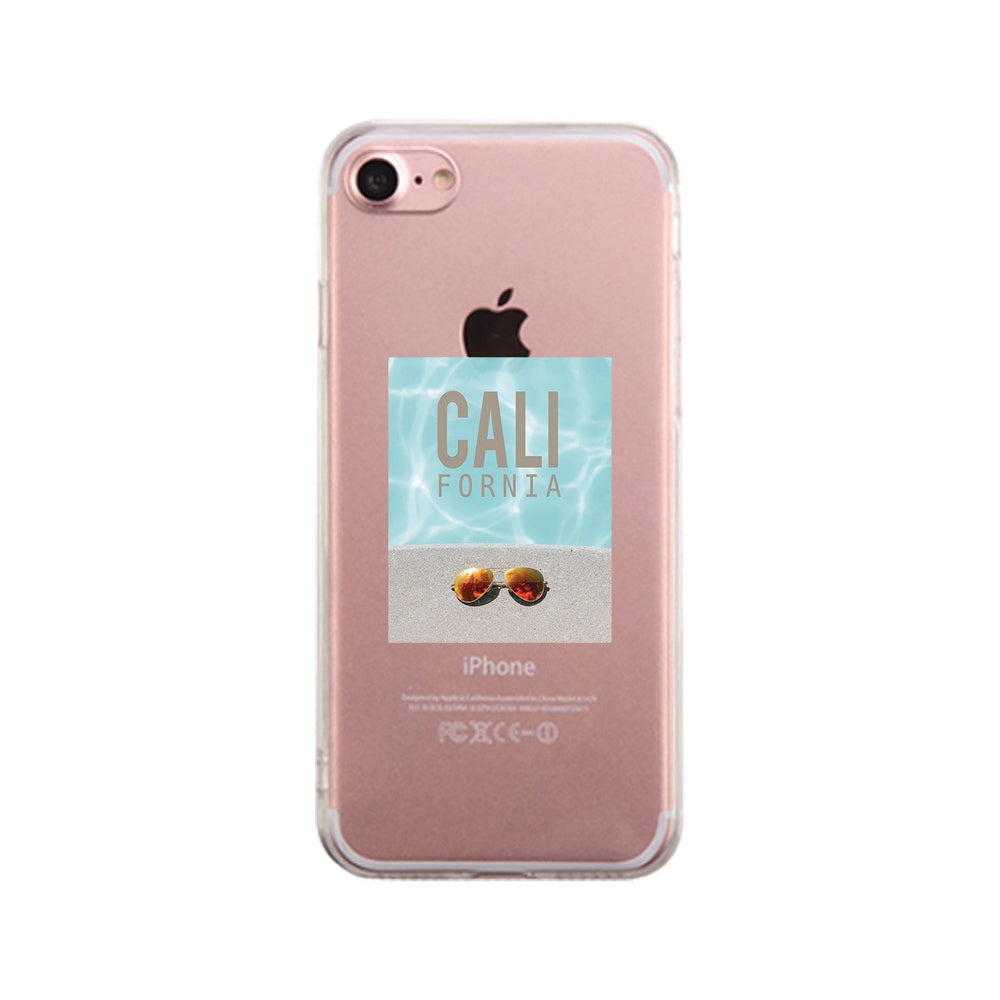 California Pool Sunglass Clear Phone Case