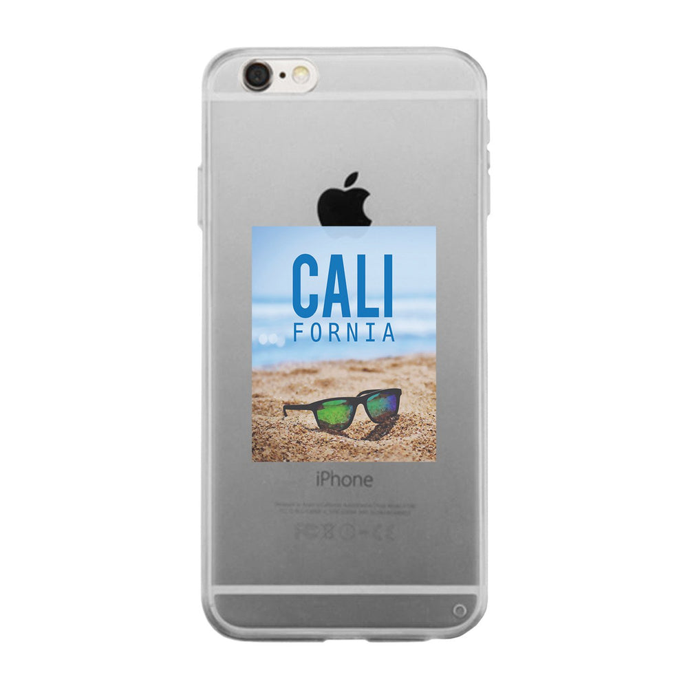 California Beach Sunglass Clear Phone Case