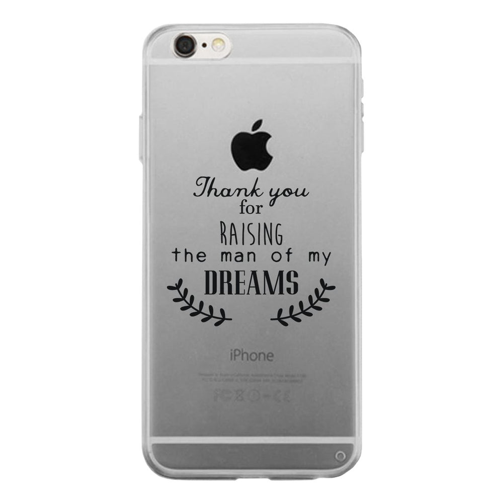 Raising My Man Clear Case Cute Mother In-Law Gifts For Mothers Day