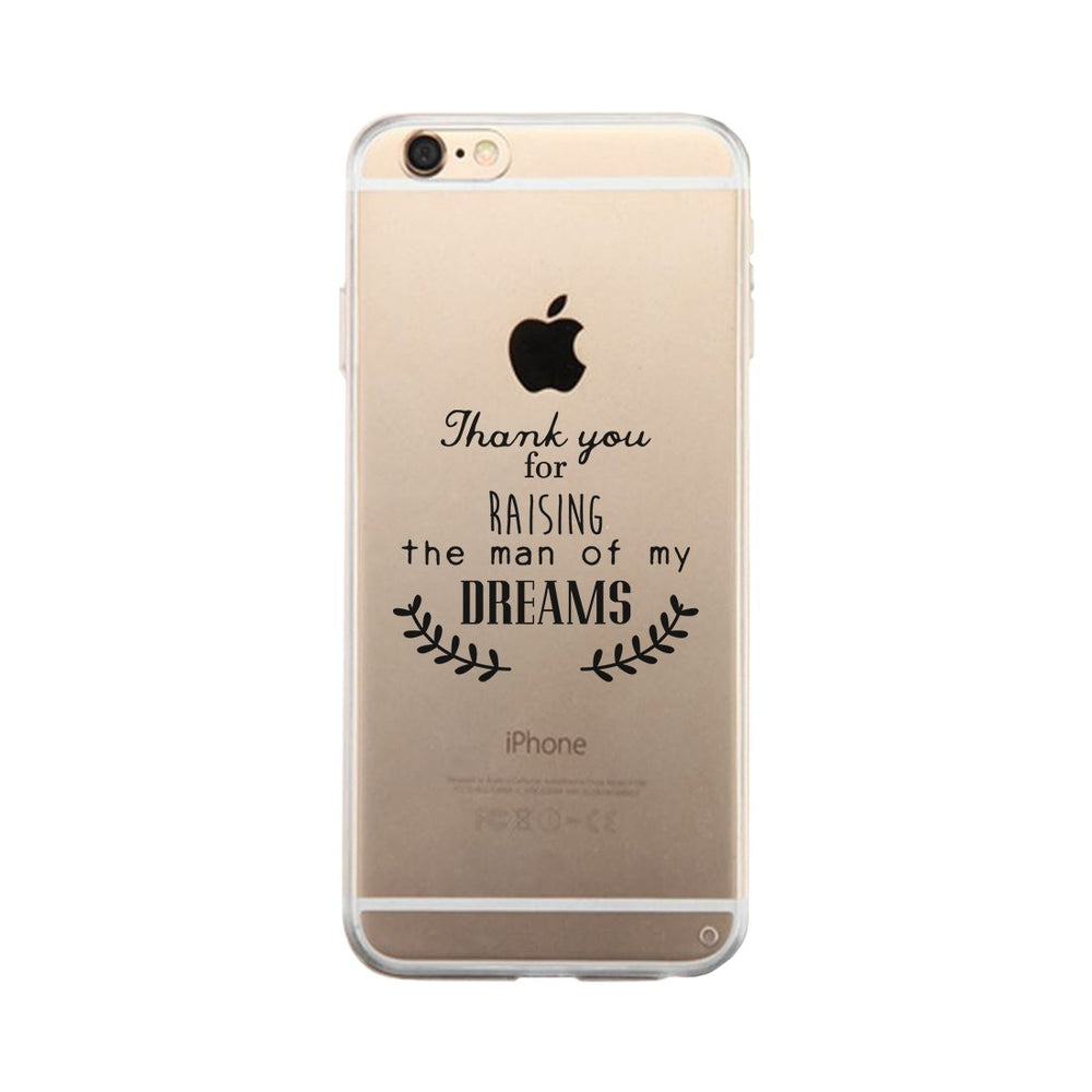 Raising My Man Clear Case Cute Mother In-Law Gifts For Mothers Day