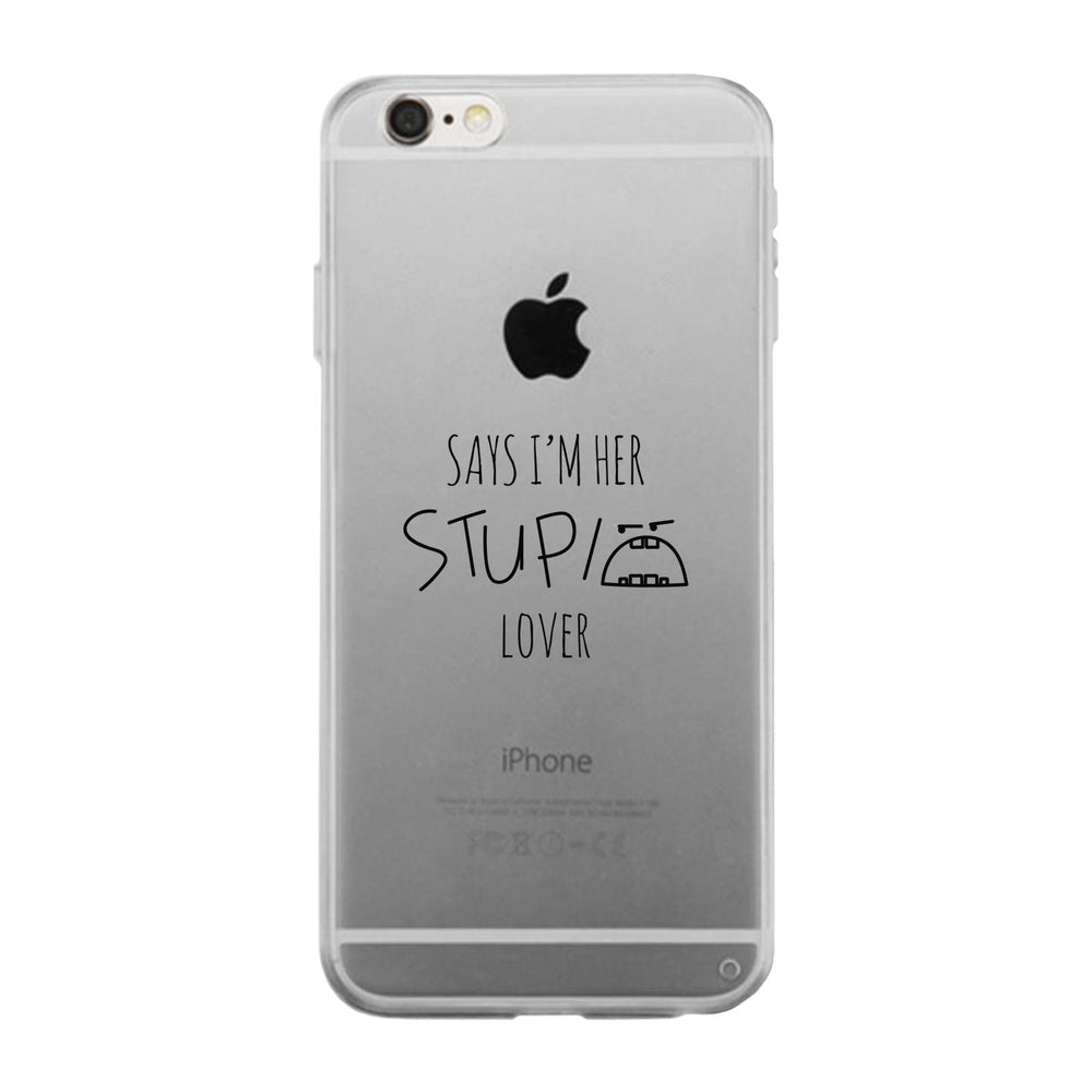 Her Stupid Lover-Left Clear Phone Case