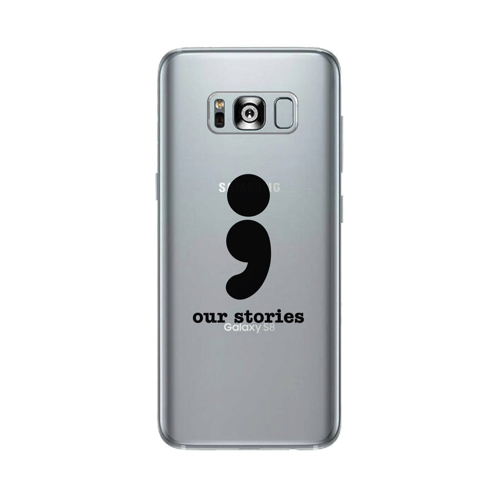 Our Stories-Left Clear Phone Case